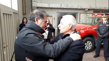 Fue la primer persona con la que se vinculó luego de volver de Malvinas y este sábado se abrazó con él luego de 40 años 