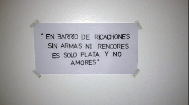 "En barrio de ricachones, sin armas y rencores, es sólo dinero y no amores": ladrones homenajearon al robo del siglo
