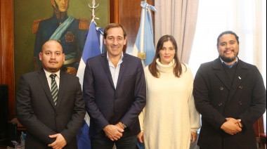 “La Plata es la segunda ciudad del país con más salvadoreños” destacó Garro en un encuentro con el embajador de ese país centroamericano