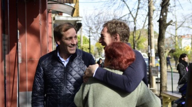 Garro y Santilli recorrieron localidades de La Plata con una agenda centrada en lo productivo