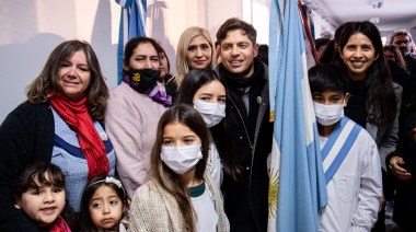 Kicillof inauguró la obra de la Escuela Secundaria N° 11 de Garín