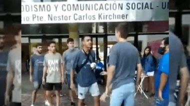 En la Facultad de Periodismo hubo una nueva batalla campal entre agrupaciones peronistas