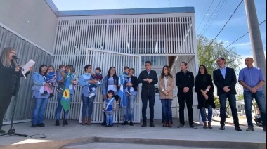 En Carlos Casares con la visita de ministros y funcionarios nacionales inauguraron una obra millonaria 