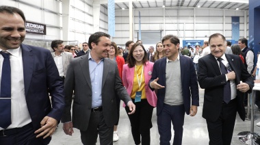 Kicillof, Batakis y Watson participaron de la segunda jornada de la "Expo Pyme" del Banco Nación en Florencio Varela
