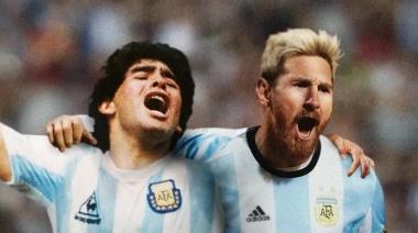 El día 10 del mes 10 fue la excusa de la FIFA para lanzar un emotivo homenaje a "D10S" en Argentina: pase de Diego y golazo de Messi
