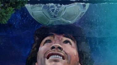 Inauguran Garage de Arte Corazón Maradona en homenaje a "D10S"