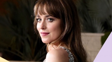 Dakota Johnson llegó a la Argentina para acompañar al cantante de Coldplay
