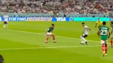 Así se vio a pocos metros el golazo de Enzo Fernández