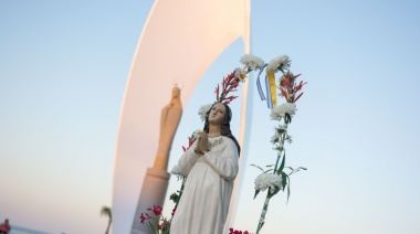 Inauguraron un monumento a la Virgen Stella Maris en Punta Lara