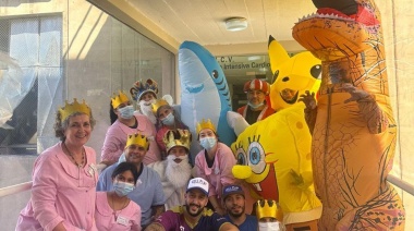 Los Reyes Magos visitaron el Hospital de Niños Sor María Ludovica de La Plata