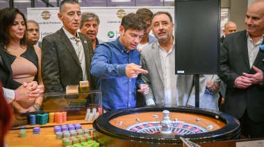 Kicillof abrió la temporada en el Casino Central de Mar del Plata