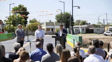 Mario Secco inauguró junto a Axel Kicillof el Puente de la Unión, que conecta Berisso y Ensenada
