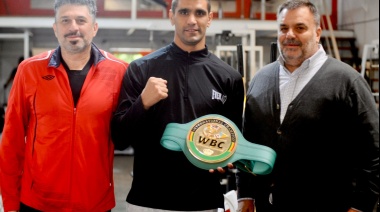 Declararon Personalidad Destacada de La Plata al boxeador Ezequiel Maderna, actual campeón mundial