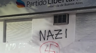 Denuncian ataque a la sede del Partido Libertario en La Plata