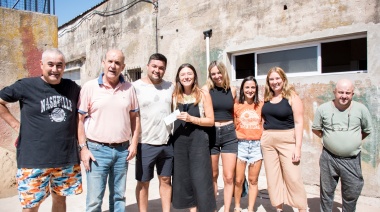 Pablo Zurro recorrió el lugar donde la empresa BAGSA comenzará con una obra de gas natural