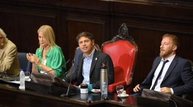 Kicillof defendió la concreción del Canal Magdalena
