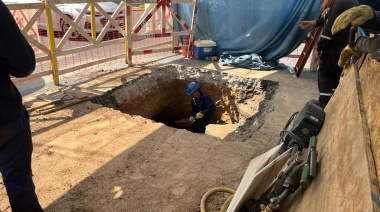 Continúan arreglando "los serios daños" provocados por una tunelera de CONINSA en la red eléctrica de La Plata