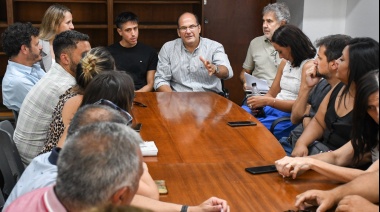 Concejalas y concejales del Frente de Todos mantuvieron una reunión con el presidente de la Autoridad del Agua