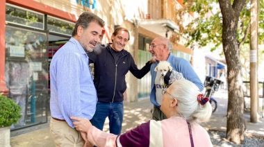 Garro y Ritondo compartieron actividades en Villa Elisa