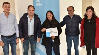 Procrear: Maggiotti, Pisano y Bucca entregaron viviendas del Desarrollo Urbanístico Bolívar