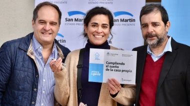 Inauguraron el segundo Desarrollo Urbano de Procrear en San Martín