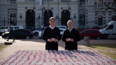 Santilli y Valenzuela estuvieron en La Plata y prometieron bajar 500 tasas