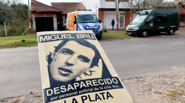 Este martes llevaron adelante una nueva búsqueda de los restos de Miguel Bru