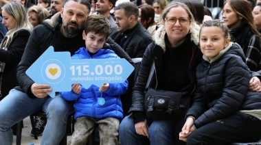 El Gobierno Nacional entregó la vivienda 115.000 desde el comienzo de la gestión