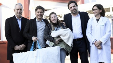Axel Kicillof anunció en La Plata la universalización del Plan Qunita bonaerense