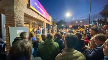 Garro inauguró un centro de participación ciudadana en Gonnet y aseguró: "Necesitamos tener una policía de La Plata”