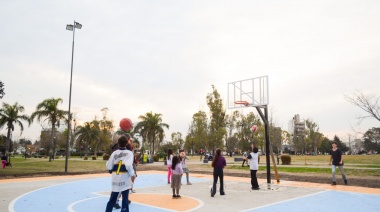 La Plata tiene dos nuevas canchas de fútbol tenis y una de básquet