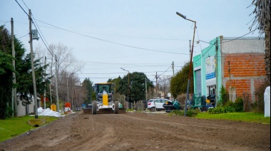La Municipalidad de La Plata avanza con la repavimentación de la calle 516 bis entre 206 y 208 y la calle 207 entre 515 y 519