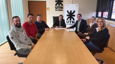 Edelap y UTN La Plata firmaron un convenio para instalar un cargador solar para promover la movilidad sustentable