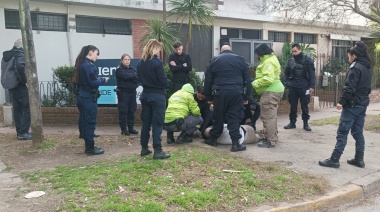 La Plata: robó, huyó, empezó a convulsionar y lo pescaron