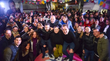 Con fuertes críticas a la inseguridad y la crisis económica Garro inauguró un nuevo espacio de participación en Tolosa