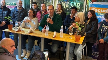Escudero: "La única manera de ganarle al macrismo en La Plata es que la Lista 6 triunfe en la interna de Unión por la Patria"