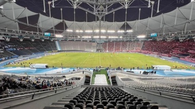 El Estadio Único Diego Armando Maradona se convirtió en un centro de evacuados por el temporal