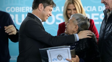 Kicillof en La Plata: “Cuando dicen ´todo o nada´ es porque quieren llevarse todo y al pueblo dejarle nada”