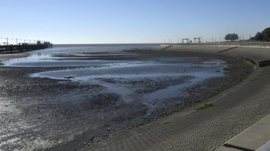 Una bajante en el Río de La Plata complica el ingreso de agua a la Planta Potabilizadora Donato Gerardi