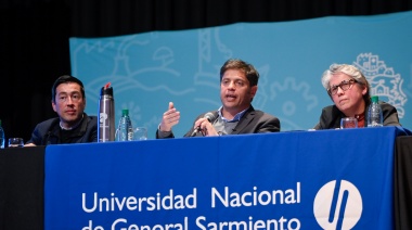 Kicillof señaló que "la universidad pública y gratuita es condición necesaria para el desarrollo con inclusión"