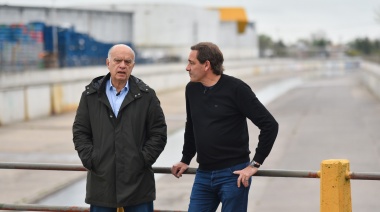 Garro y Grindetti anunciaron la segunda etapa del Plan de Obras Hidráulicas en La Plata