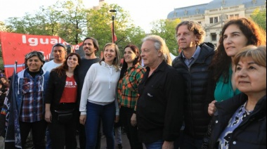Bregman y Del Caño cerraron su campaña en La Plata