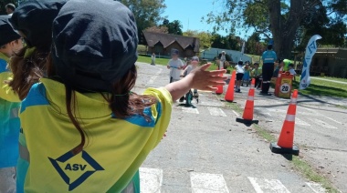 Alumnos del Jardín Inmaculada Madre de Dios de La Plata fueron capacitados en seguridad vial
