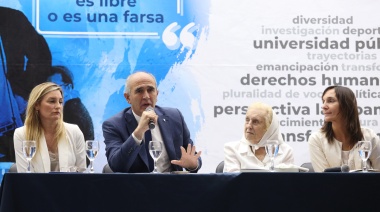 Herenia Martínez Cámara de Sánchez Viamonte fue distinguida con el título Doctora Honoris Causa de la UNLP