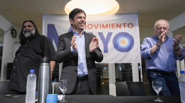 Kicillof participó del plenario de cierre de año del Movimiento Mayo