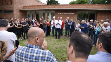 A pocas horas de entregar la intendencia de La Plata, Julio Garro inauguró la nueva delegación de Tolosa