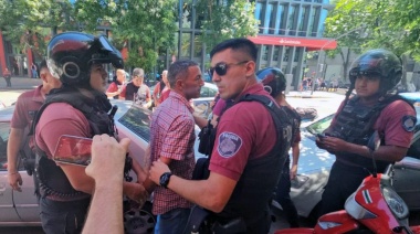 Detuvieron a Gastón Ariel Mercanzini, el hombre que le arrojó una botella al Presidente Javier Milei