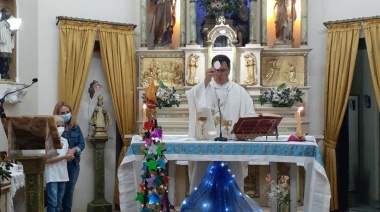 El Arzobispo de La Plata Gabriel Mestre celebró la Navidad en el Hospital de Niños