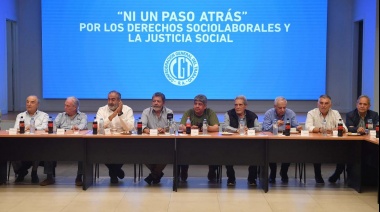 Alegría en la CGT: "Los trabajadores unidos no serán vencidos"