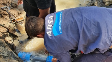 Hay baja presión de agua en una sector de Punta Lara por trabajos sobre un acueducto